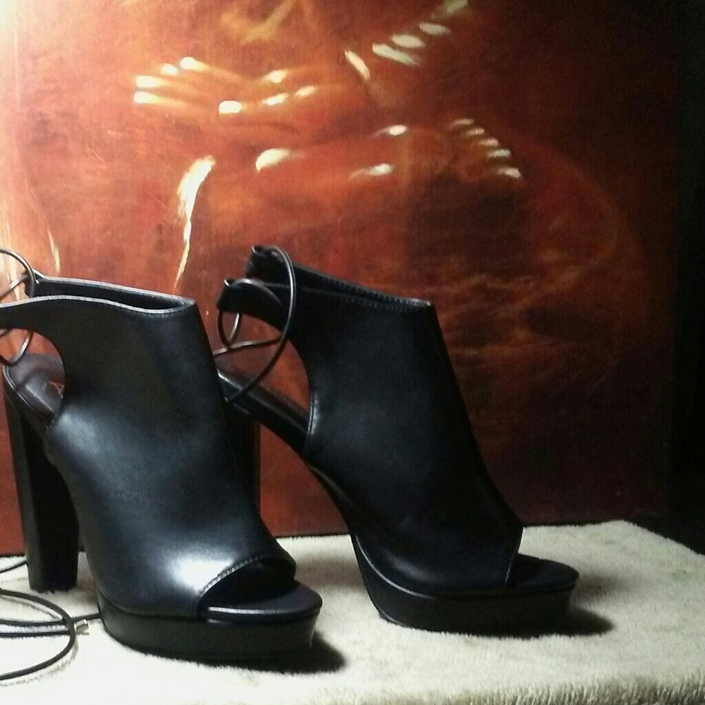 Womens Aldo Block Heels sz 6 - Picture 4 of 8